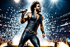 Lenny Kravitz canta prima di Borussia Dortmund-Real Madrid