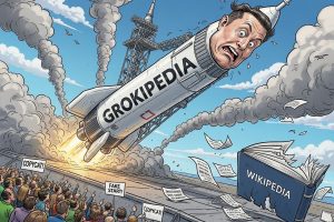 Grokipedia, partenza falsa per Musk: la nuova enciclopedia inciampa sulle accuse di copia.