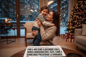Fino a 480 euro a dicembre con il Bonus Mamme Lavoratrici 2025: come e quando presentare la domanda.