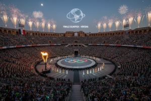 Arena di Verona, il mondo celebra l’ultimo atto: tutto pronto per la cerimonia di chiusura delle Olimpiadi