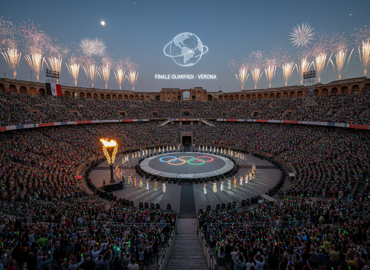 Arena di Verona, il mondo celebra l'ultimo atto: tutto pronto per la cerimonia di chiusura delle Olimpiadi